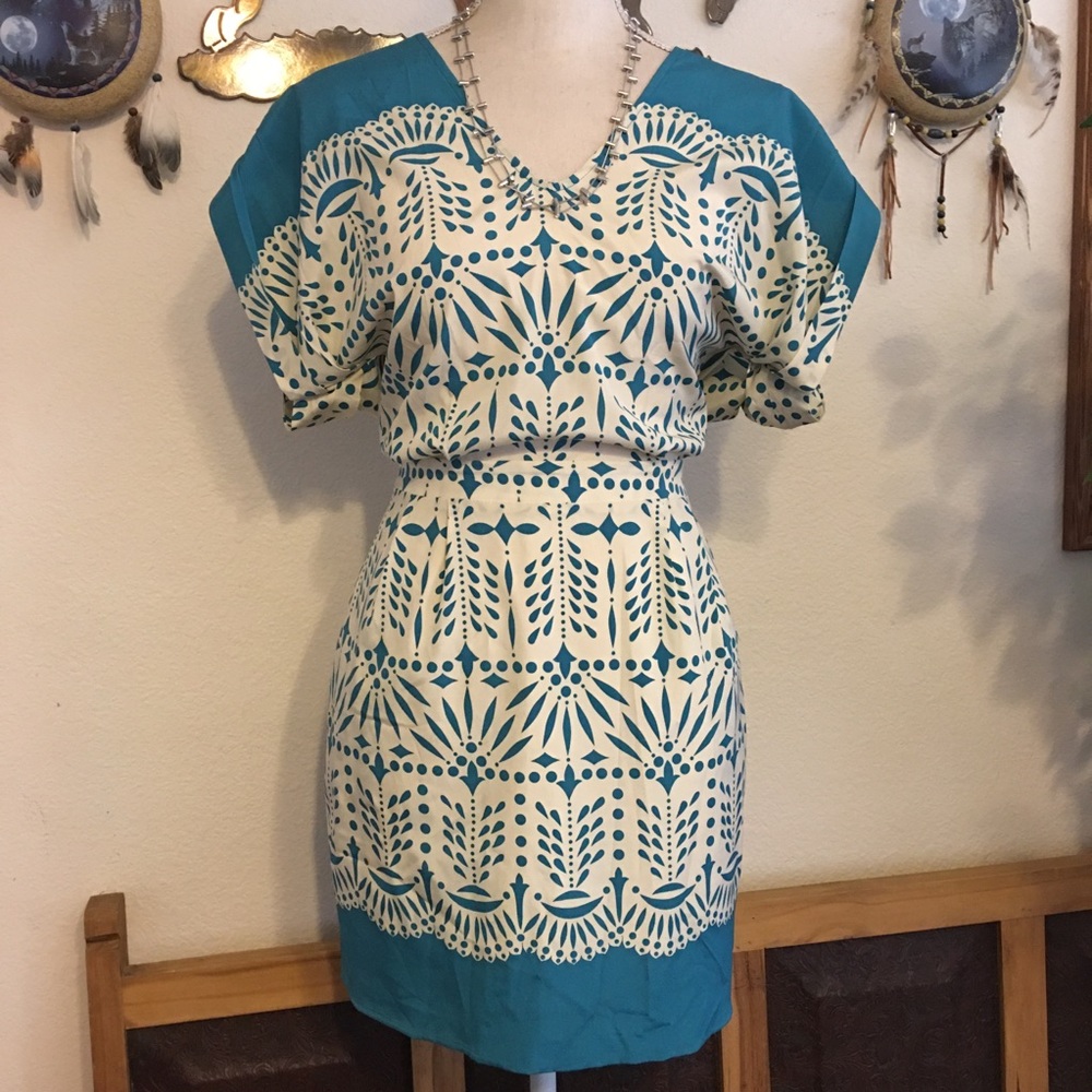 Mara Hoffman short sleeve sheath dress NWT